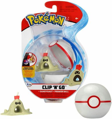 Jouet - Pokemon - Pokemon Clip N Go Bacabouh   Premier Ball